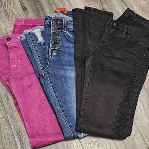 Juicy Couture Women's Skinny Jeans - Pink, Blue, Black